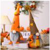 Cross border new harvest season decorations faceless doll Thanksgiving hat pumpkin Plush big nose dwarf doll