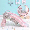 Baby rocking chair baby plastic rocking horse with music large thickened children's toy 1-2 year old Trojan horse