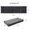 New foldable Bluetooth keyboard with independent digital area thin full-size portable foldable wireless keyboard