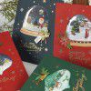 Christmas cards: three dimensional Christmas cards, Christmas Eve greeting cards, double fold cards, large flat cards with envelopes