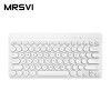 Cross border bow cute mini notebook wireless keyboard mute home office portable USB external small computer