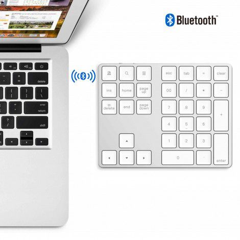 Aluminum alloy digital keyboard 34 key charging Bluetooth digital keyboard thin wireless digital keyboard manufacturer wholesale 