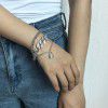 European and American cross-border jewelry fashion hip-hop thick chain set hand jewelry punk retro lock micro chain bracelet (female)