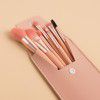 Makaron matte plastic handle 8 Mini makeup brush set portable soft hair makeup brush cross border beauty tool