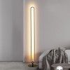 Cross border special for simple vertical Nordic floor lamp gold living room bedroom acrylic lampshade LED floor lamp