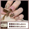 Wearing nails: medium and long-term, 2022 new colorful net red nail stickers, removable nail enhancement products, wearing nails