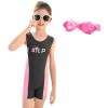 Wholesale Korean ins hot spring small, middle and large children's swimsuit cross-border one-piece professional training clothes girls' swimsuit