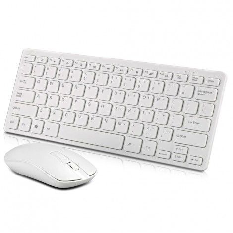 Cross border spot 2.4G wireless chocolate keyboard mouse office business suit wholesale factory direct sales
