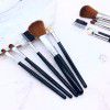 Popular recommendation: Enchanting black combination brush, beginner's soft fiber makeup brush, beauty tool, one hair replacement