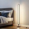 Cross border special for simple vertical Nordic floor lamp gold living room bedroom acrylic lampshade LED floor lamp