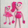 The factory specializes in making plush toys, cross-border e-commerce, foreign trade, poppy father doll, pink poppy mother doll