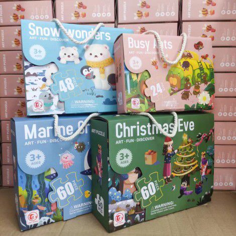 Children's puzzle wholesale toys puzzle toys kindergarten gift boxes cross-border export toys manufacturers wholesale