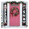 Origin: Christmas party decoration banner; European and American door Union; merryChristmas; porch banner