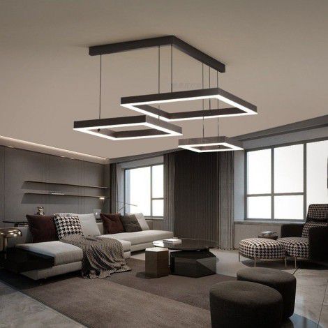 Living room pendant light Nordic Light luxury personality hall main light modern simple bedroom light dining room light package LED light