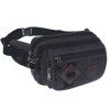 Factory direct sales: Canvas diagonal waist bag, cycling close fitting anti-theft small cross bag, outdoor sports running men's bag