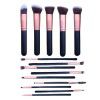 Manufacturers wholesale 14 cosmetic brush sets, spot fiber hair, gradual eyelash, eye shadow brush, color makeup, beauty tools