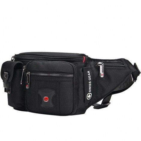 Wholesale Swiss Army knife sports waist bag, men's outdoor 5-inch mobile phone bag, leisure business cashier bag, cycling Kit