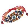 Pearl eyes multicolor optional Bracelet Beaded Leather Bracelet snap colored Bracelet wholesale Yiwu small commodities