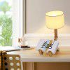 European solid wood robot creative table lamp Nordic desk lamp American bedroom bedside table lamp Australian style