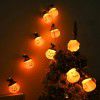 Cross border direct supply LED Halloween pumpkin lights string Ghost Festival garden decorative lights festive lights USB battery box