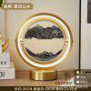 Creative small night lamp quicksand table lamp bedroom bedside lamp golden fashion romantic simple decorative atmosphere lamp