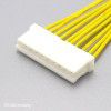 Jilin Kangrui Kr vertical pasting single row 180 degree adapter electronic cable (fine imitation of Molex 87439-0600 yellow)