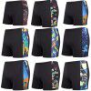 Adult men's swimming trunks oversized swimming trunks swimming pool close fitting large children's Boxer Shorts hot spring bathing beach pants