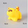 Bath toys: Enamel yellow duck baby children kneading and playing with water duck baby swimming and playing with water soft rubber toys for men and women