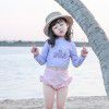Ins new children's swimsuit for girls (Korean version) large children small baby girls split swimsuit wholesale