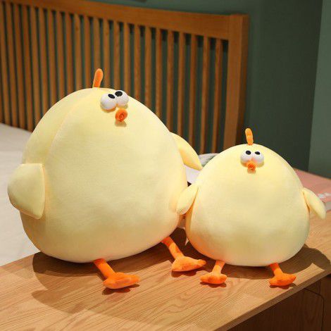 Cute super soft chicken pillow plush toys small yellow chicken doll decompression toys birthday gifts wholesale