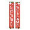 Origin: Christmas party decoration banner; European and American door Union; merryChristmas; porch banner