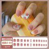 Wearing nails: medium and long-term, 2022 new colorful net red nail stickers, removable nail enhancement products, wearing nails