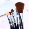 Popular recommendation: Enchanting black combination brush, beginner's soft fiber makeup brush, beauty tool, one hair replacement