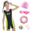 Wholesale Korean ins hot spring small, middle and large children's swimsuit cross-border one-piece professional training clothes girls' swimsuit