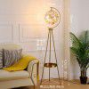 Nordic Light luxury floor lamp living room bedroom bedside creative personality glass ball tripod storage vertical table lamp