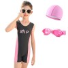 Wholesale Korean ins hot spring small, middle and large children's swimsuit cross-border one-piece professional training clothes girls' swimsuit