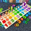 Children's toys digital puzzle building blocks early education intelligence development brain use 1-2 and a half years old 3 boys and girls baby