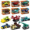 1: 646 new alloy engineering vehicles color single window box egg twist machine toy model cake decoration