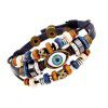 Pearl eyes multicolor optional Bracelet Beaded Leather Bracelet snap colored Bracelet wholesale Yiwu small commodities
