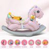Children's music little horse rocking horse thickening plastic large baby rocking chair car one year old gift toys