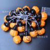 Cross border special LED light string, Halloween hat, pumpkin light string, room ghost festival decoration, colorful lights, flash lights, string lights