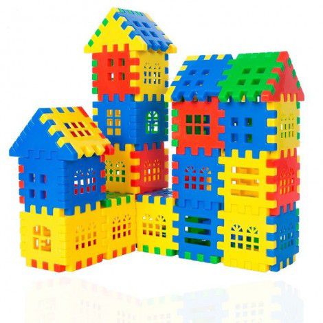 Factory assembling block blocks, children's house assembling blocks, children's early childhood education, enlightening house, block wholesale