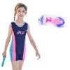 Wholesale Korean ins hot spring small, middle and large children's swimsuit cross-border one-piece professional training clothes girls' swimsuit