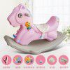 Children's music little horse rocking horse thickening plastic large baby rocking chair car one year old gift toys