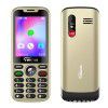 New 2.8-inch dual card 2gphone straight board function elderly mobile phone SOS emergency call positioning long standby
