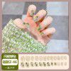 Ice through Camellia water diamond nail patch net red nail patch medium long detachable wearing nail piece nail enhancement finished product