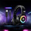 Cross border spot F2 game headset 7.1rgb wired headset mobile phone computer subwoofer headset wholesale 