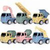 Huili small engineering vehicle toy set children's mini excavator tipper mixer crane toy car wholesale
