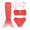 Children's Mermaid swimwear wholesale tail children's bikini suit girl baby swimming clothes can wear fins