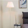 Living room floor lamp, hotel room bedside vertical lamp, bedroom standing table lamp, warm cloth art, creative modern floor lamp